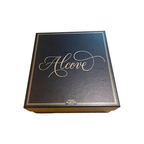 Valentino Alcove Empty Gift Shoe Box Tissue Paper Dust Bag Ribbon 10”x11”x4.5” - Picture 1 of 9